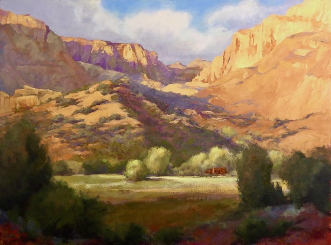 Canyon Echos 30x40 $4300 at Hunter Wolff Gallery